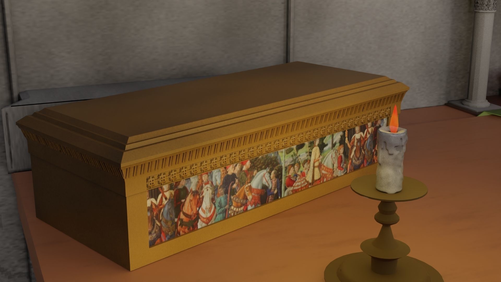 18 Game Ready 3d asset Historical Renaissance Florence  3D model_5