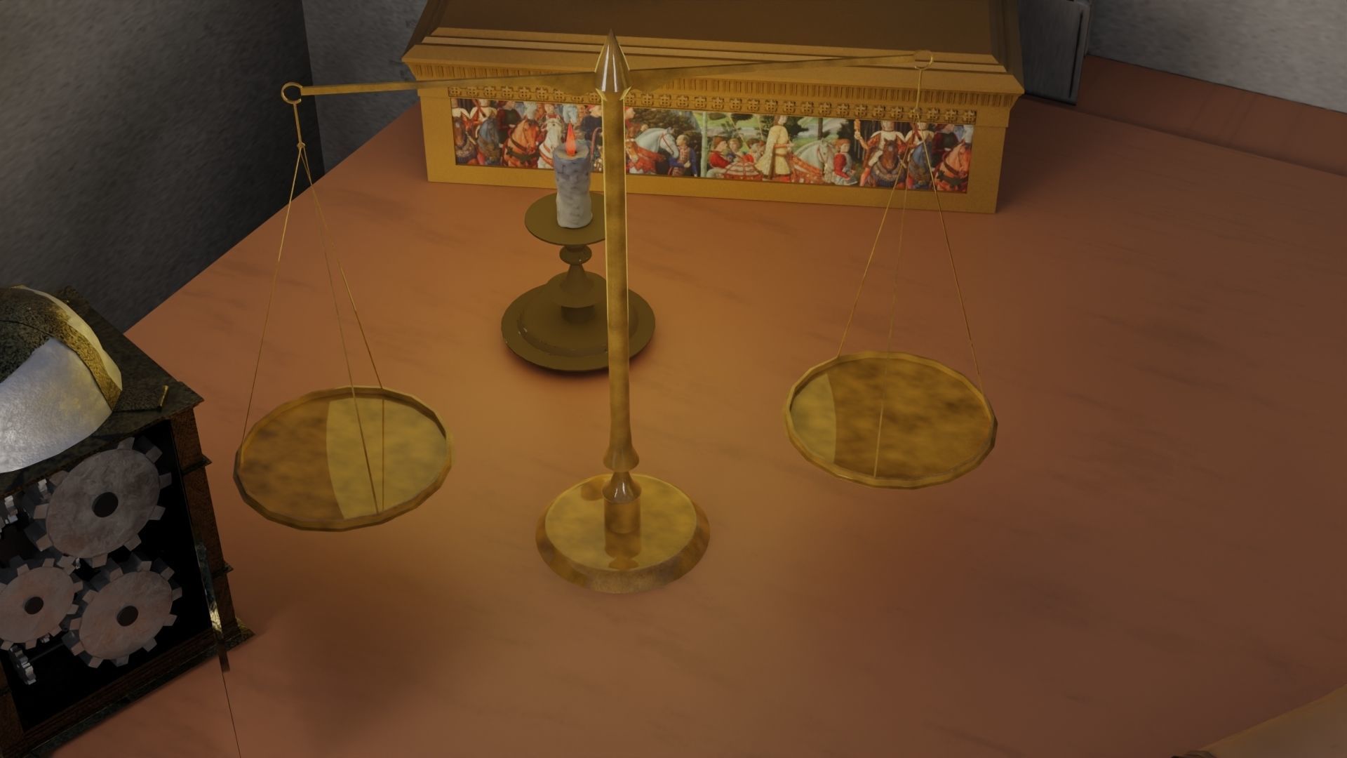 18 Game Ready 3d asset Historical Renaissance Florence  3D model_4