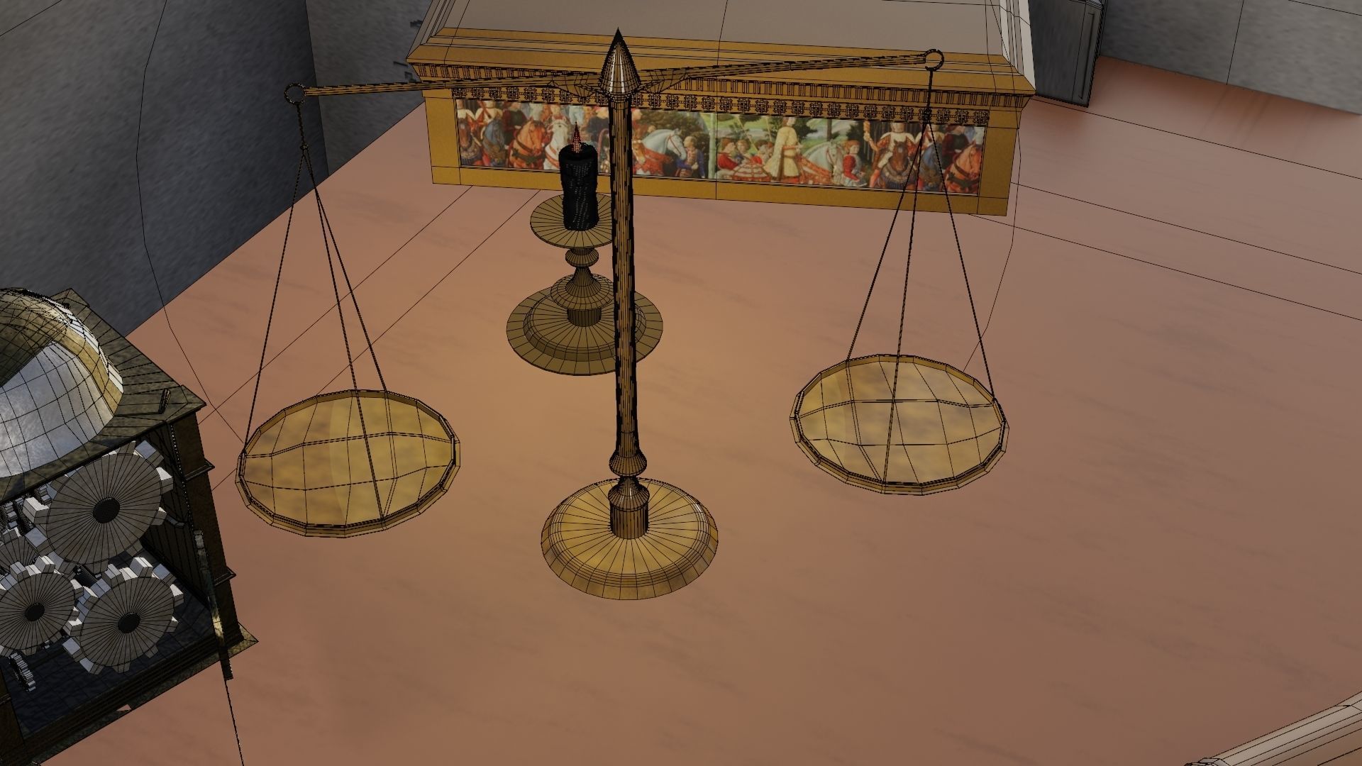 18 Game Ready 3d asset Historical Renaissance Florence  3D model_24