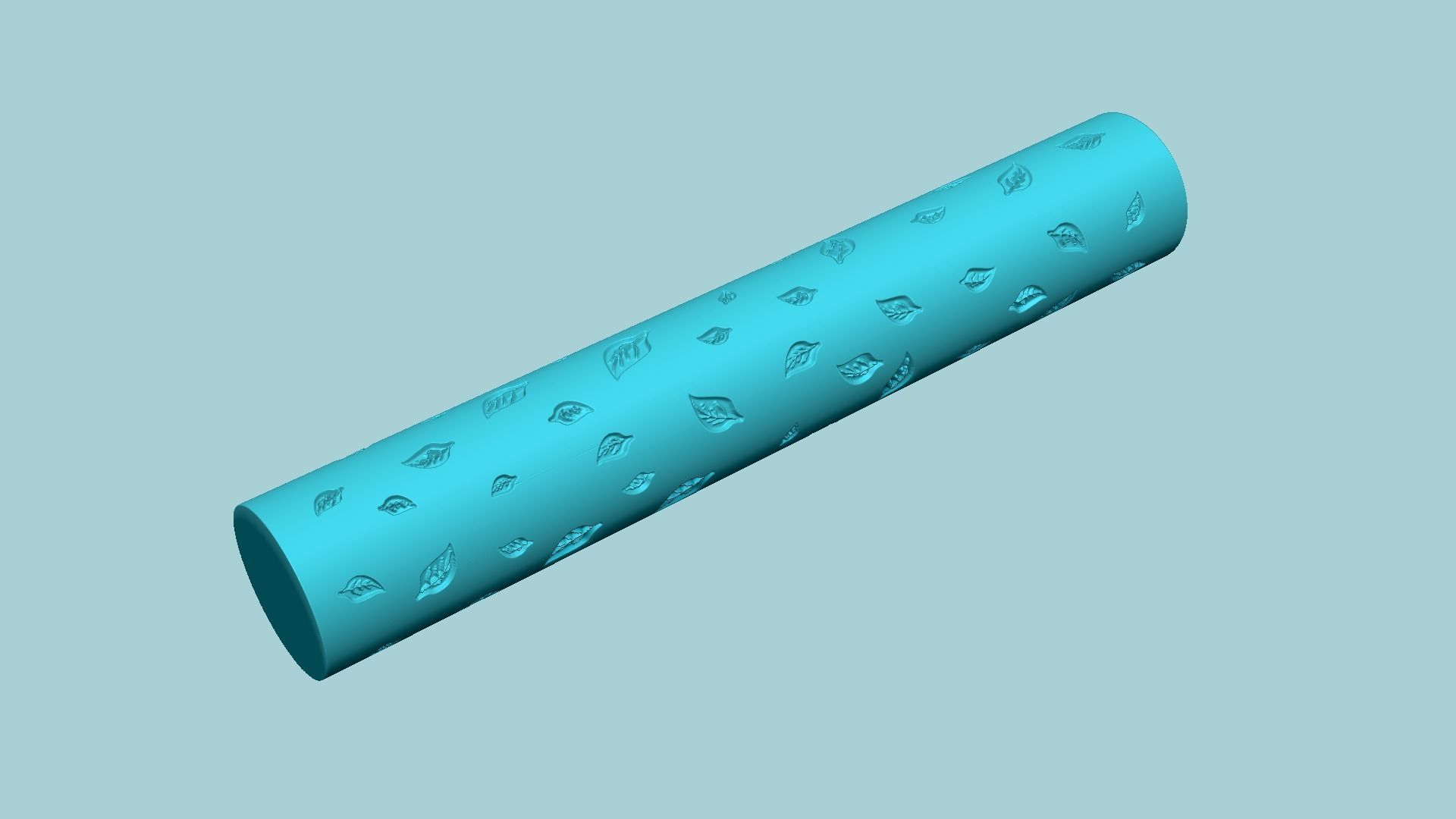 Texture Roll 06 - Leaves Negative - Decoration Maker 3D print model_11