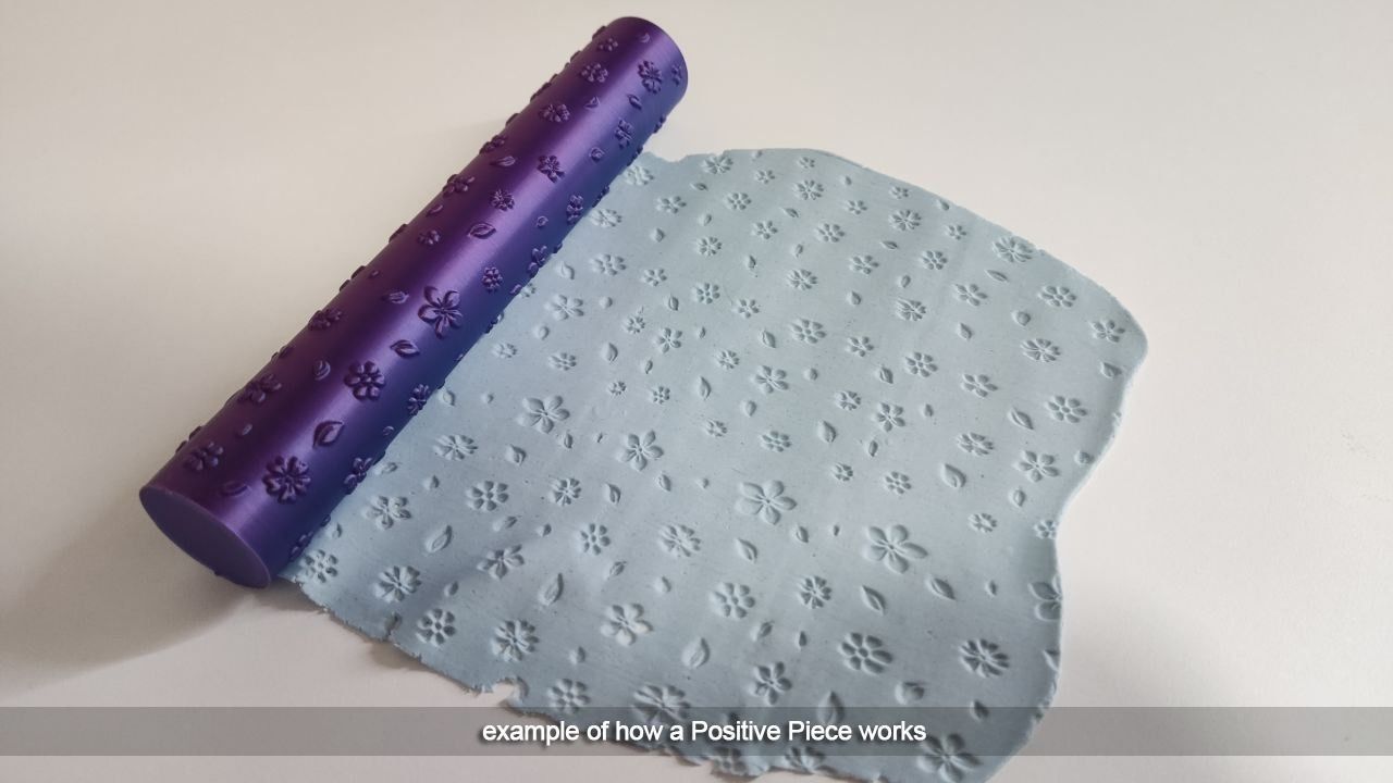 Texture Roll 06 - Leaves Negative - Decoration Maker 3D print model_1