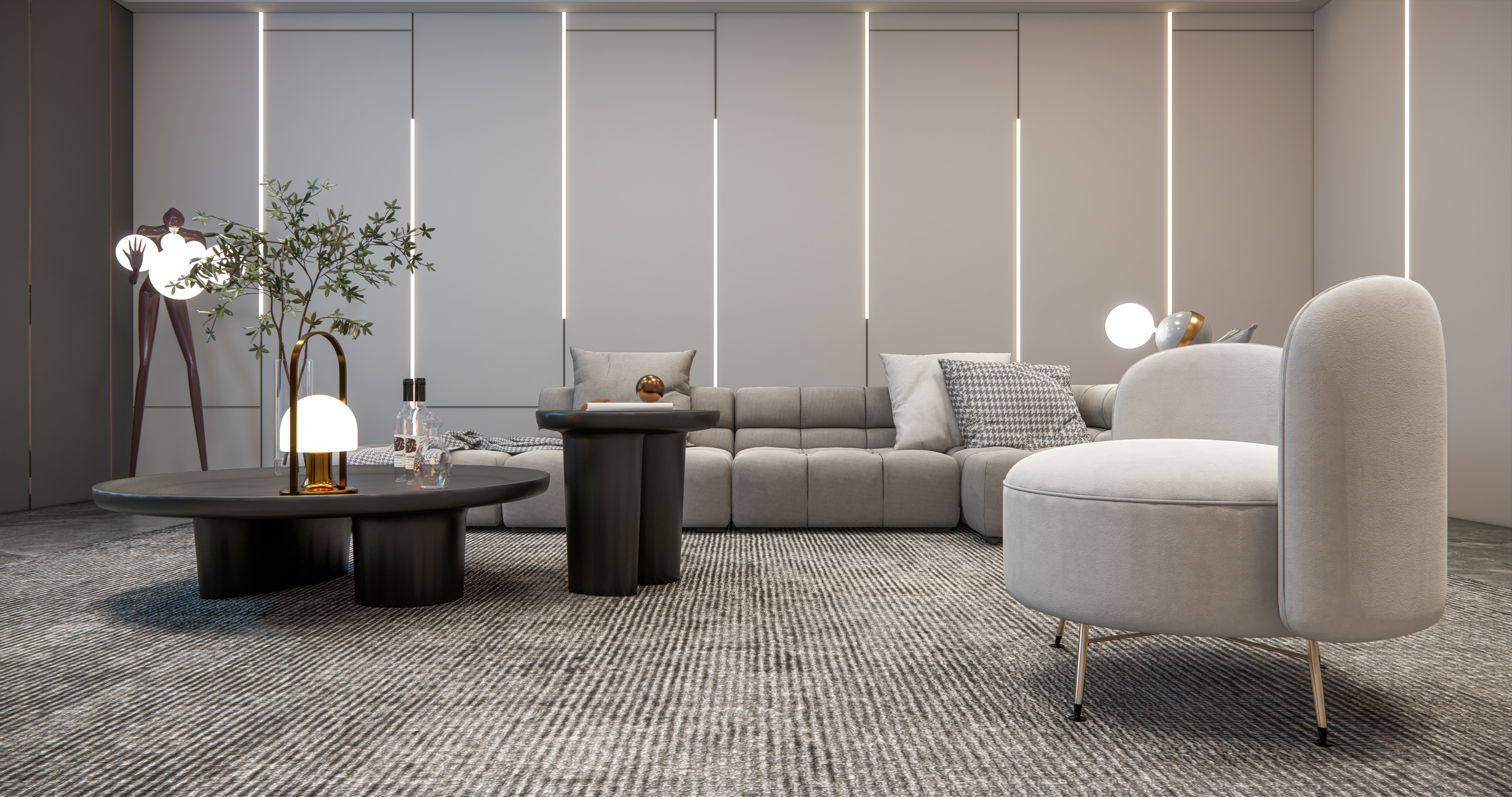 entertainment Audio Video visual room home cinema 3D model_15