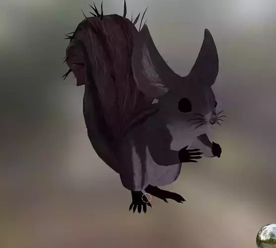 Squirrel with animation 