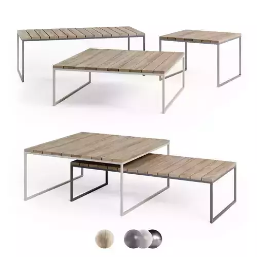 Bolia Coffee Table Como Outdoor 3D model