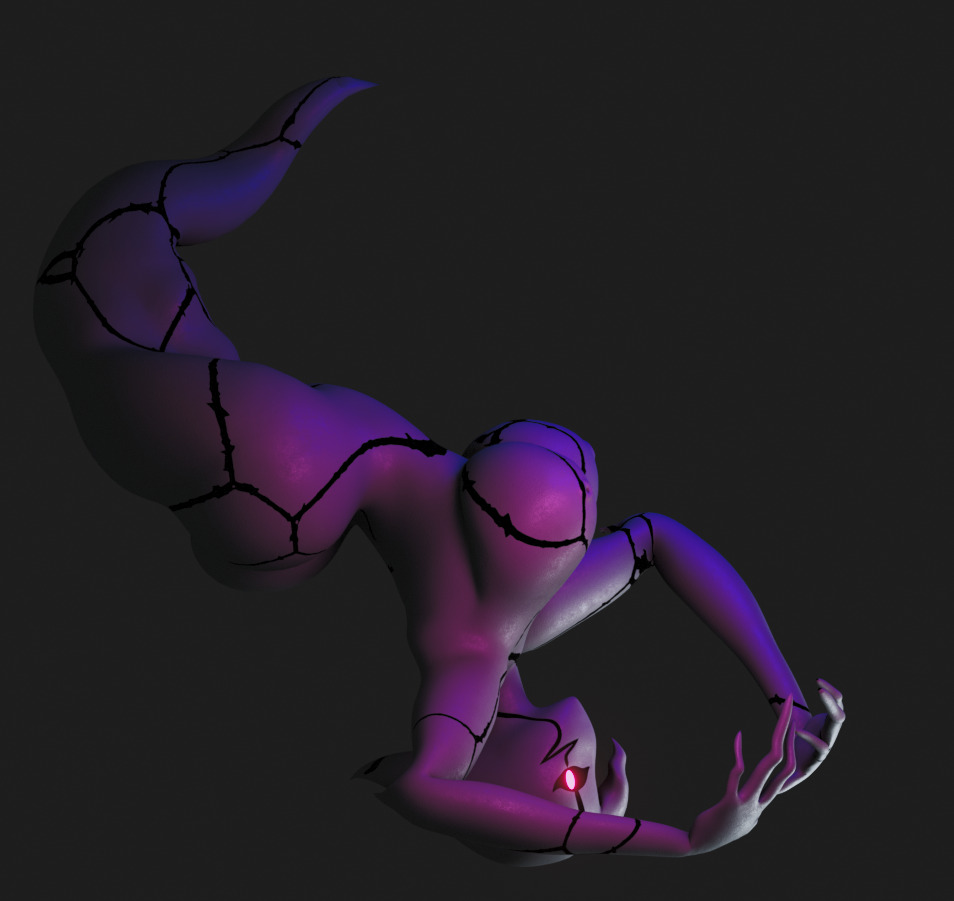 Fantasmatico Ghostfreak 3D model Gwen10 NSFW V2 Low-poly 3D model_1