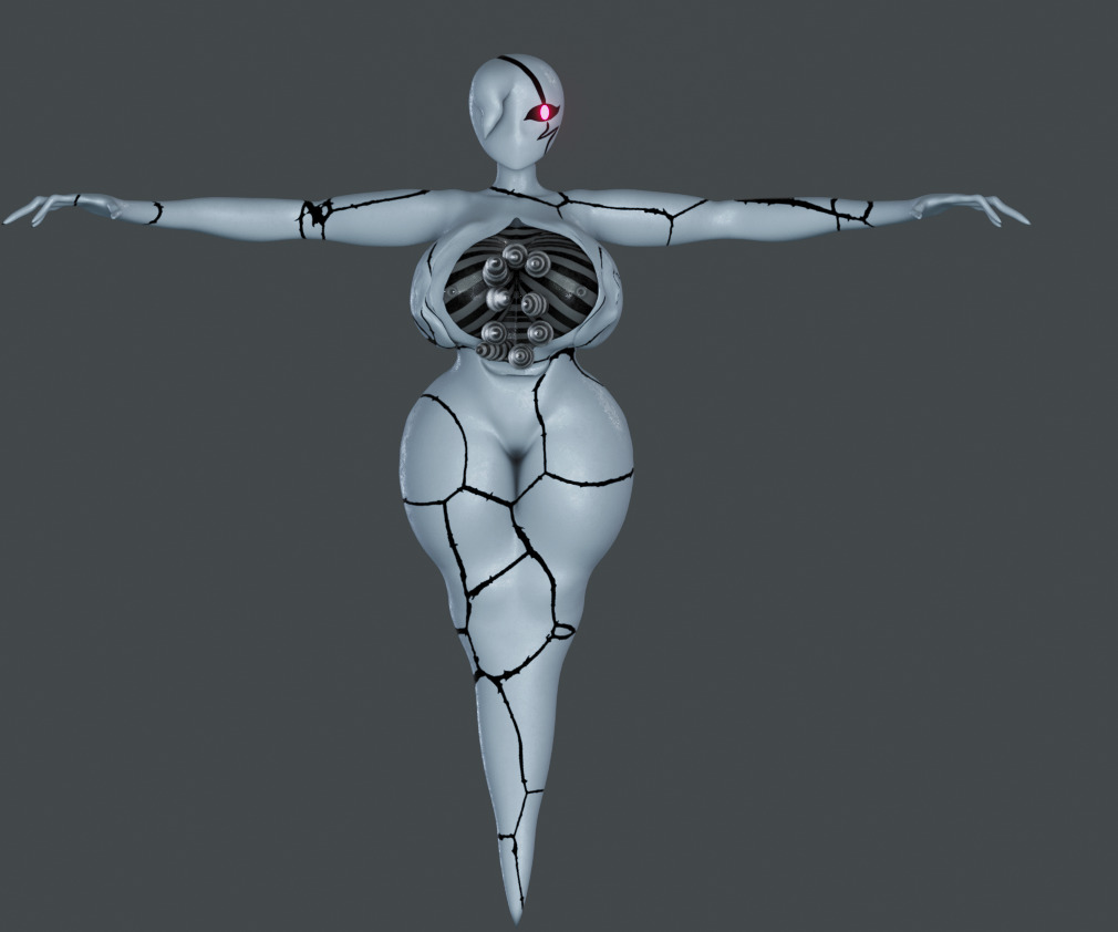 Fantasmatico Ghostfreak 3D model Gwen10 NSFW V2 Low-poly 3D model_12