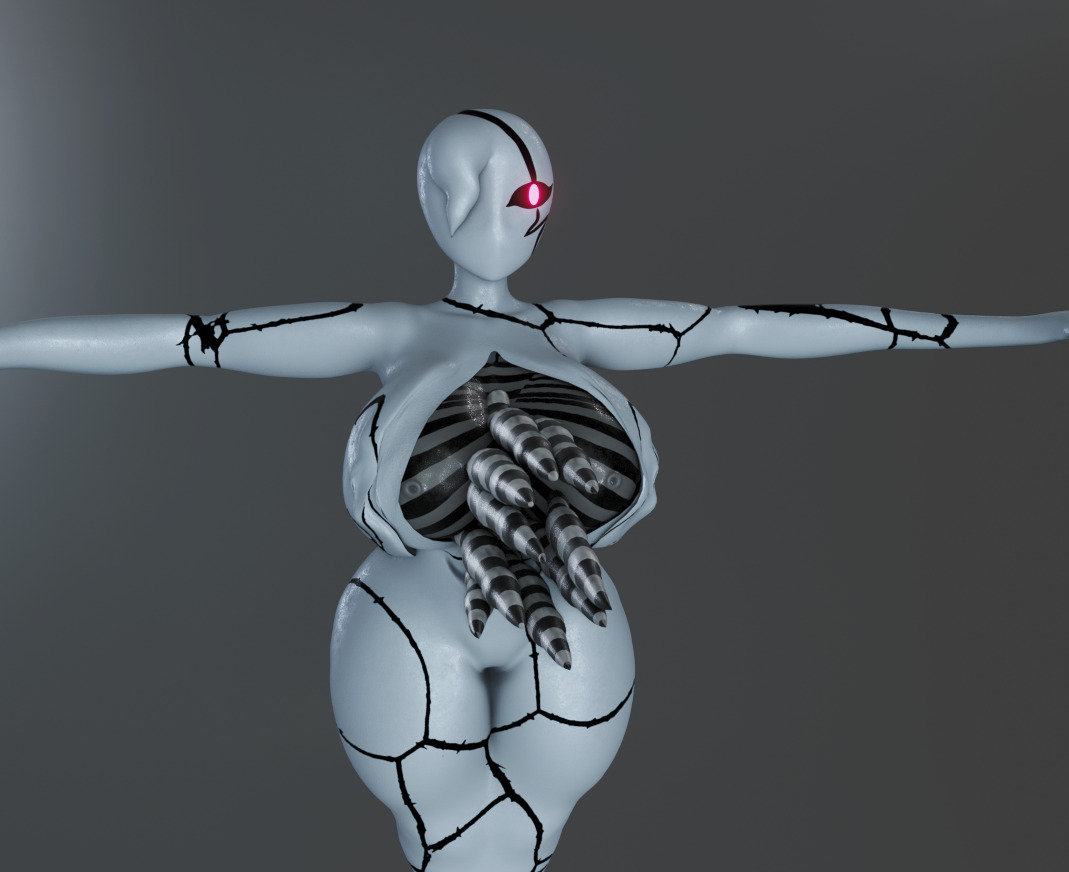 Fantasmatico Ghostfreak 3D model Gwen10 NSFW V2 Low-poly 3D model_8