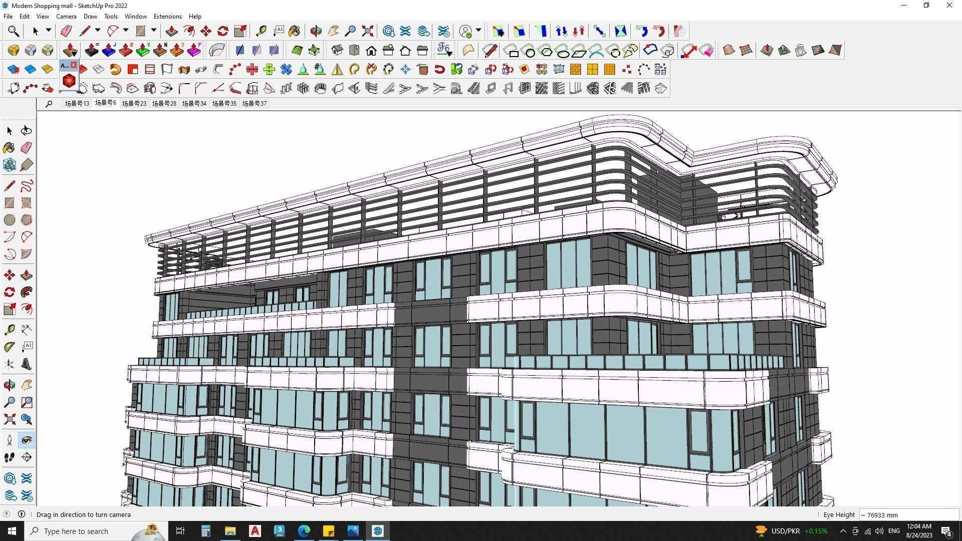 Interactive Building Model Interactive spaces in Apartments SketchUp model Master plan 3D model ...