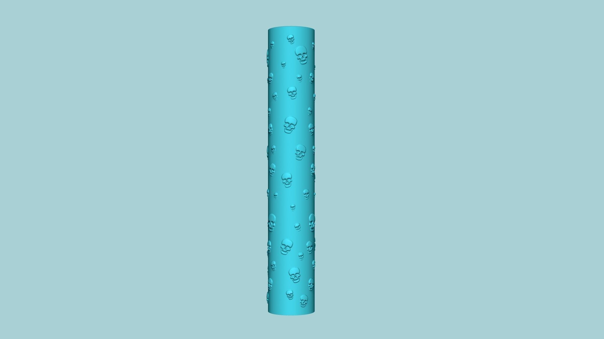 Texture Roll 09 - Skulls Positive - Decoration Maker 3D print model_5