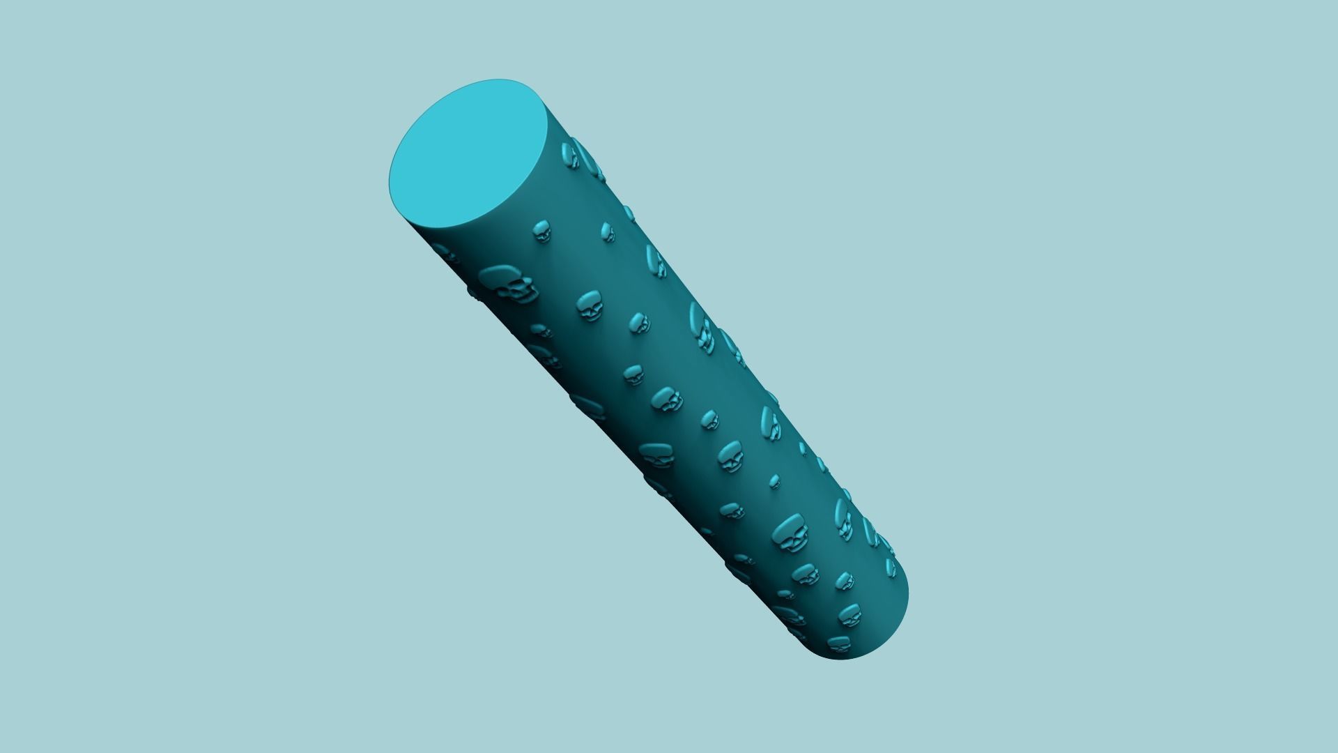 Texture Roll 09 - Skulls Positive - Decoration Maker 3D print model_6