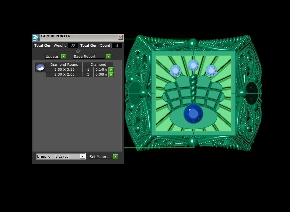 mens signet ring with a crown and patterns on the sides  901 3D print model_4