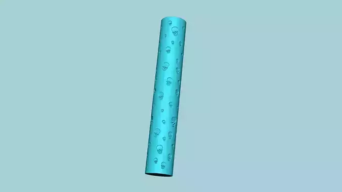 Texture Roll 10 - Skulls Negative - Decoration Maker 3D print model