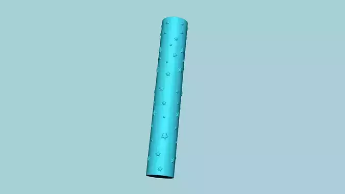 Texture Roll 12 - Stars Positive - Decoration Maker 3D print model