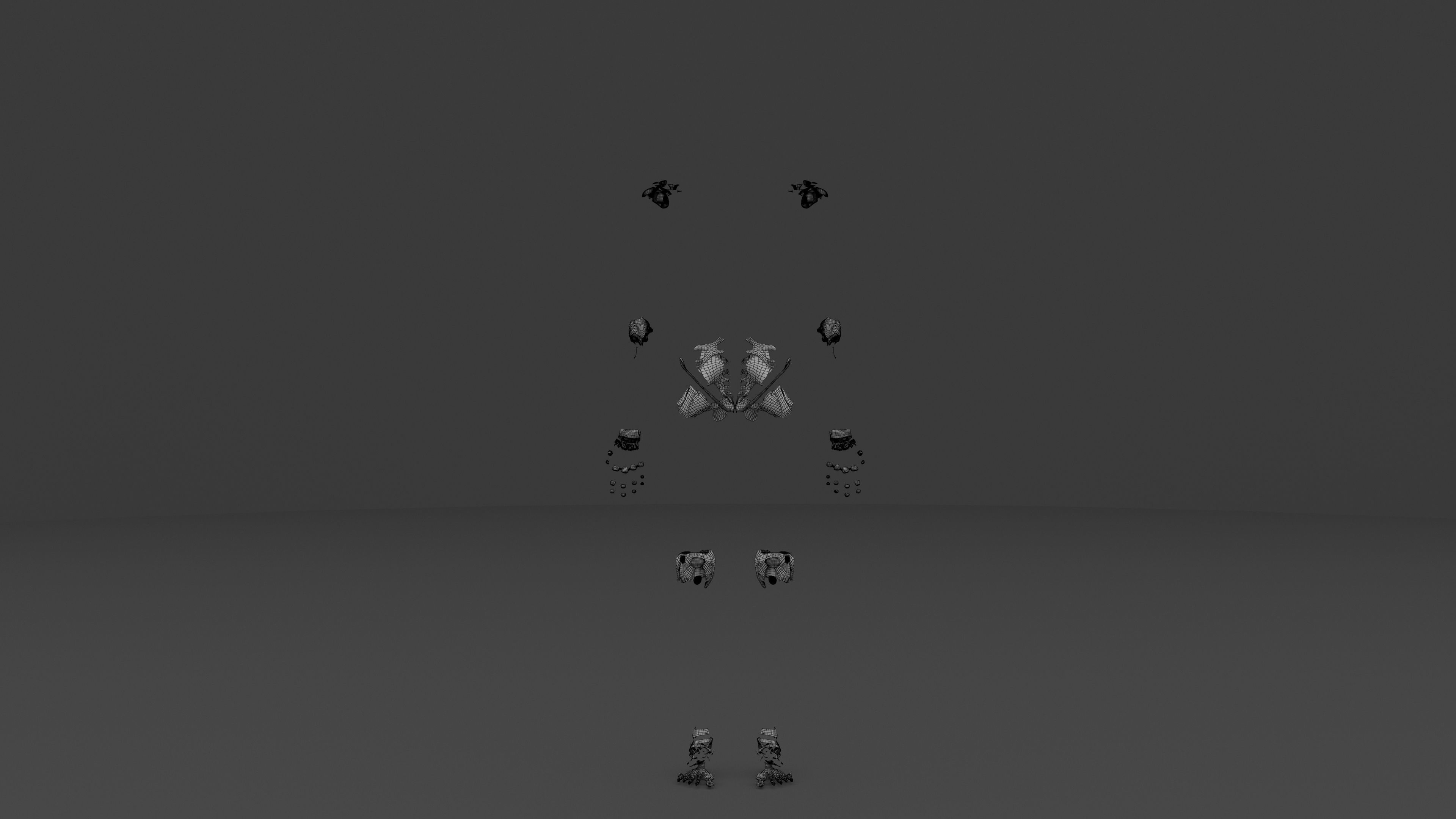 Ultimate Male and Female all anatomical system 3D model_13