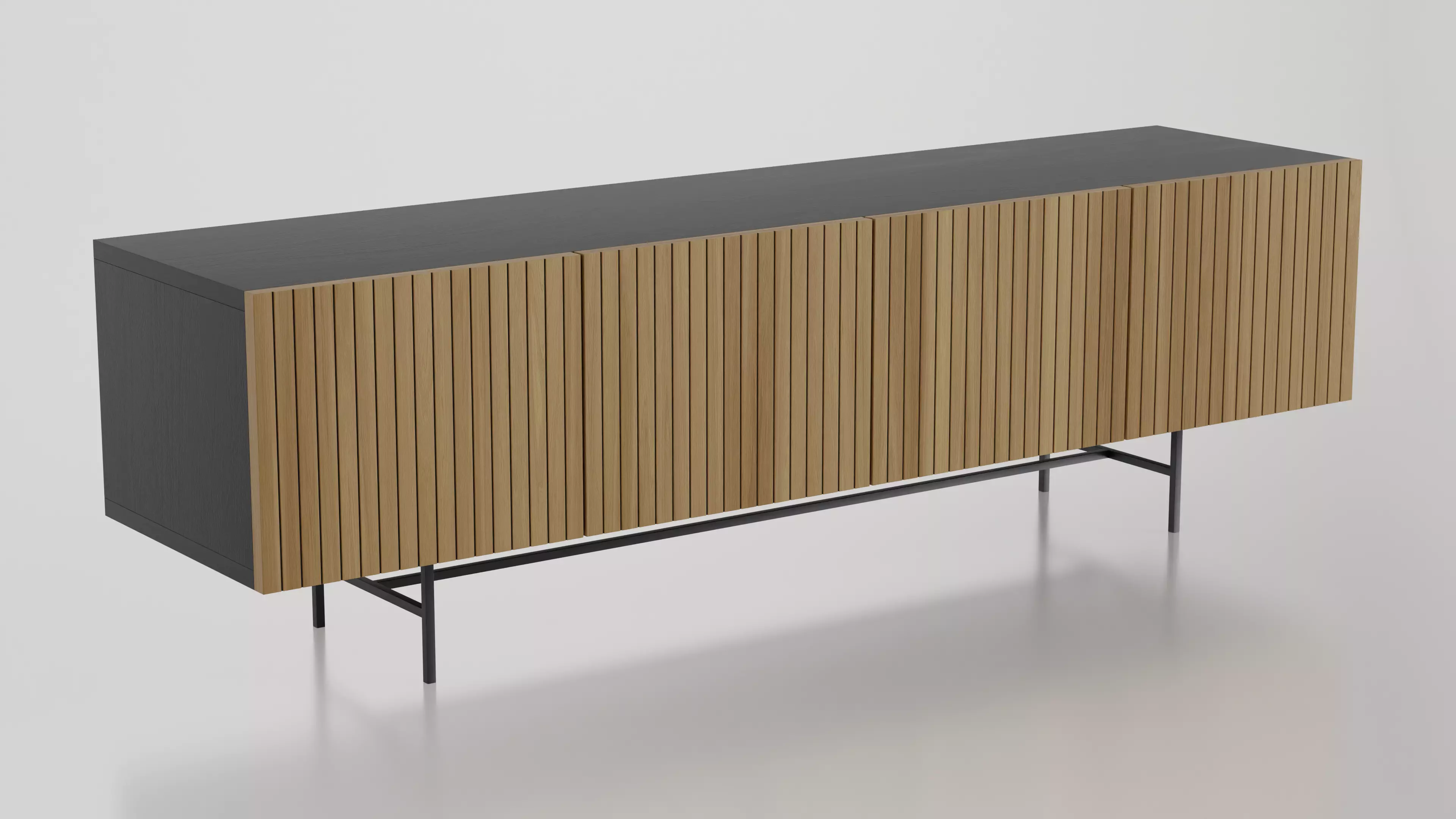 Tv Stand - Tv Bench - Media Unit 3D model_0