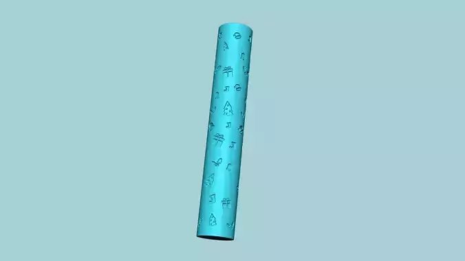Texture Roll 16 - Christmas Negative - Decoration Maker 3D print model