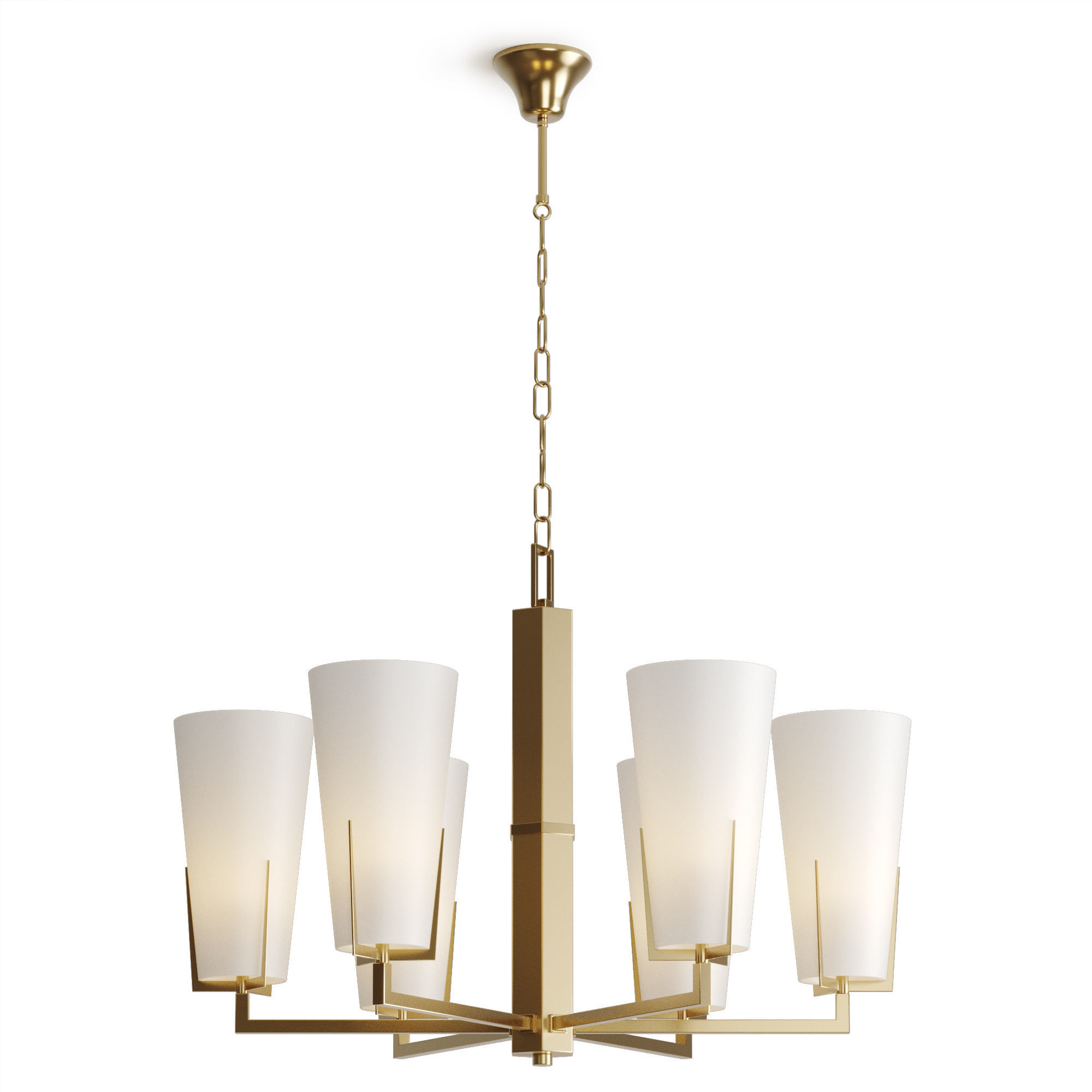Chandelier Dantone Home Subra small 3D model_1