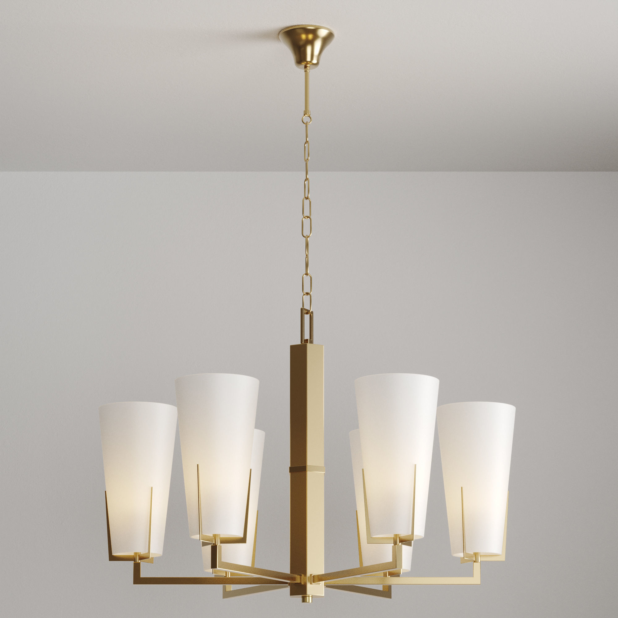 Chandelier Dantone Home Subra small 3D model_5