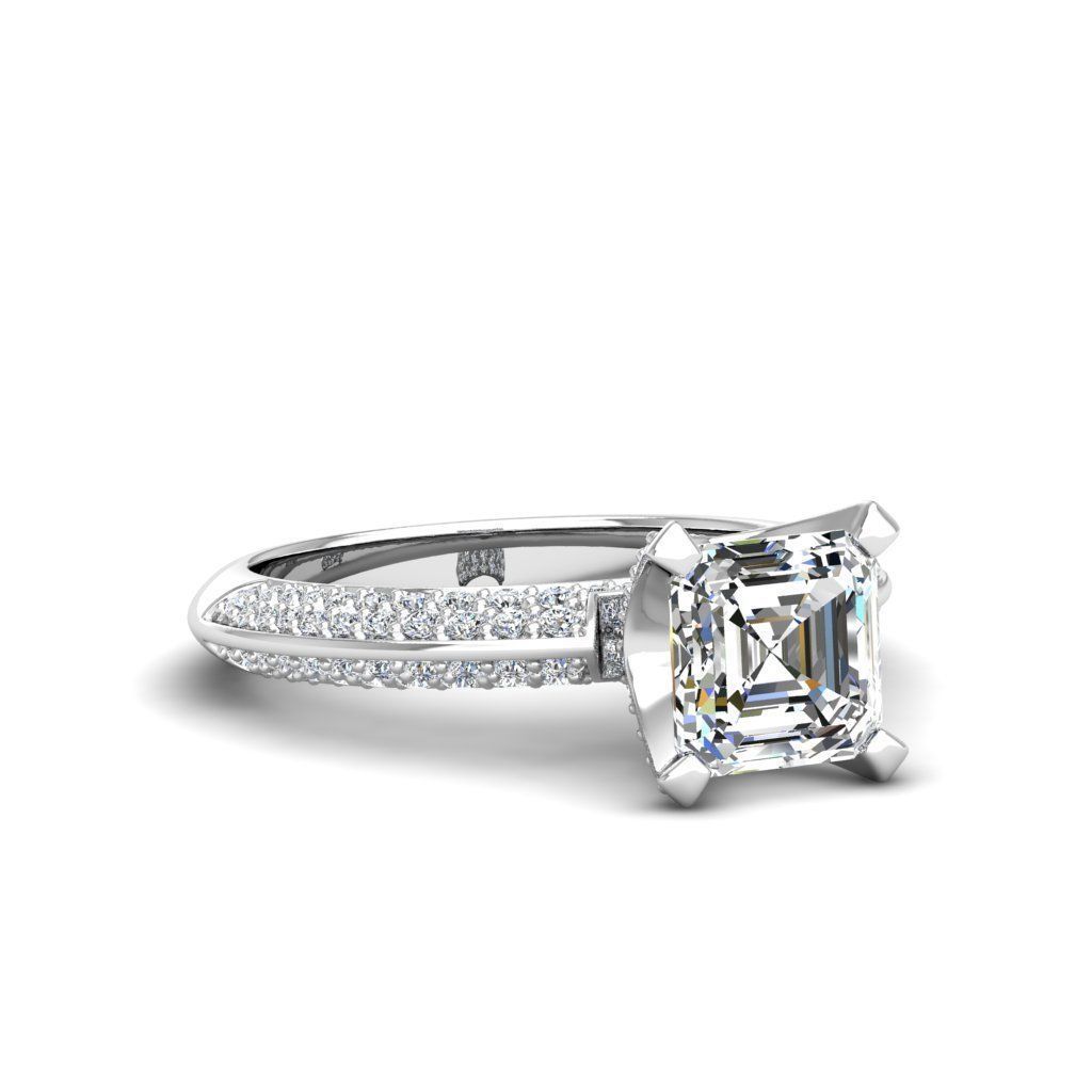 Engagement ring Stella ascher 3D print model_8