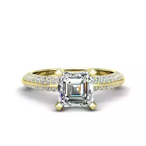 Engagement ring Stella ascher 3D print model