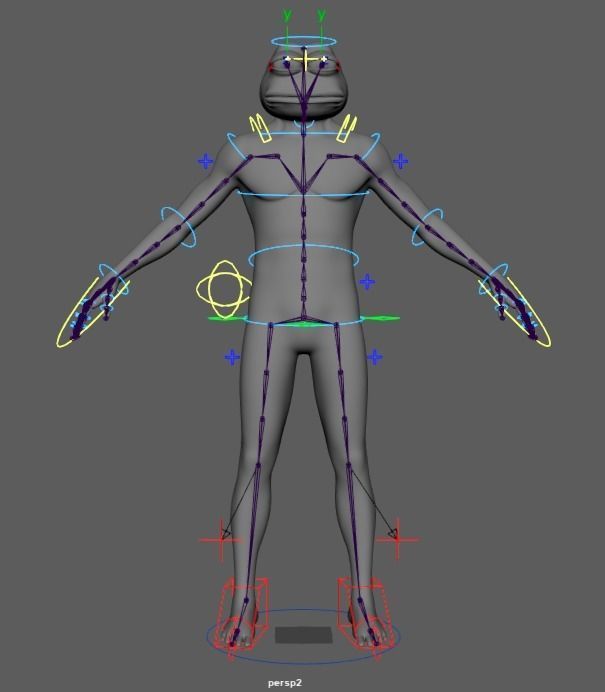 Pepe Frog Low-poly 3D model_2