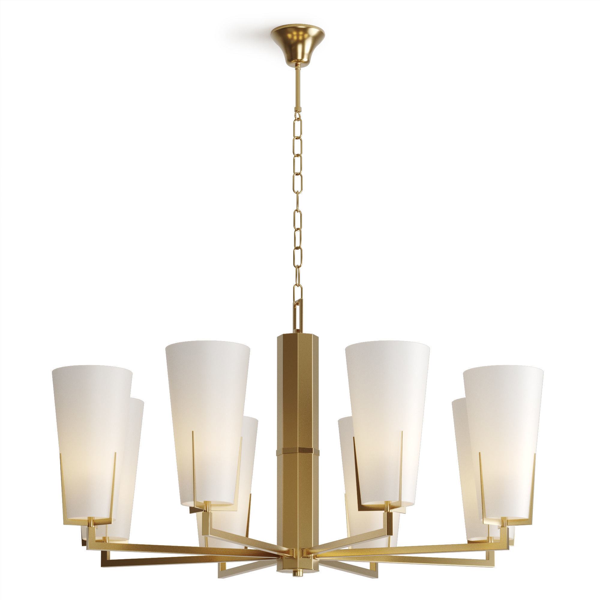 Chandelier Dantone Home Subra large 3D model_1