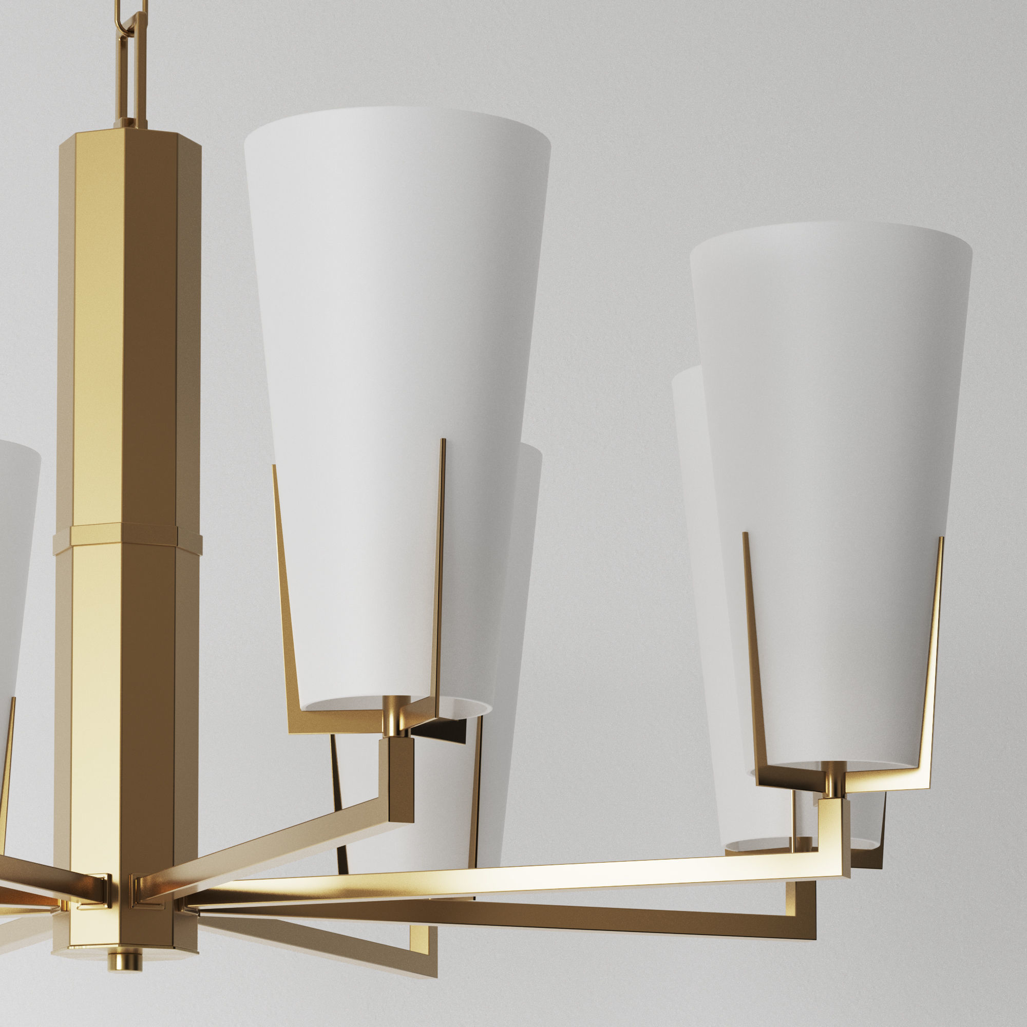 Chandelier Dantone Home Subra large 3D model_10