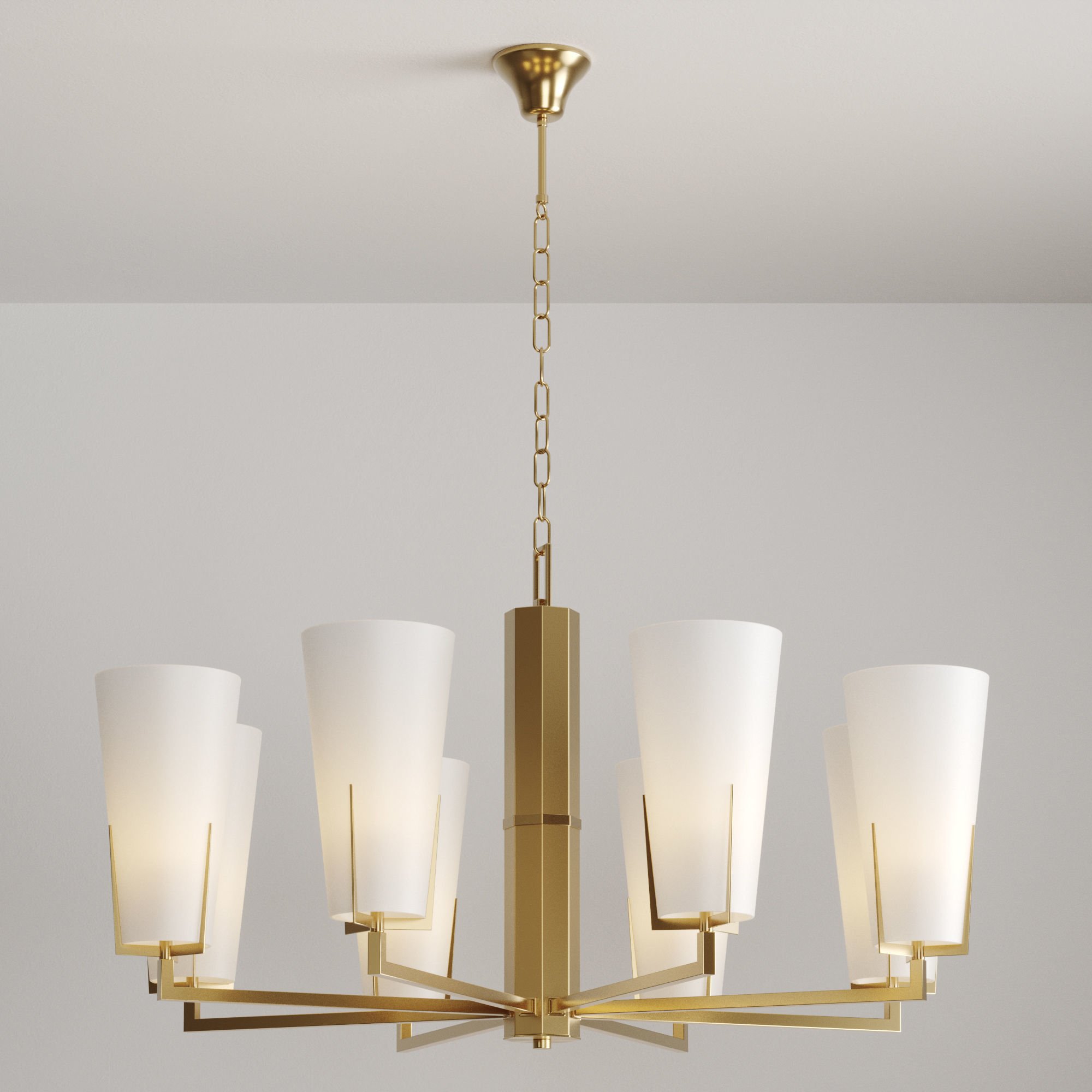 Chandelier Dantone Home Subra large 3D model_5