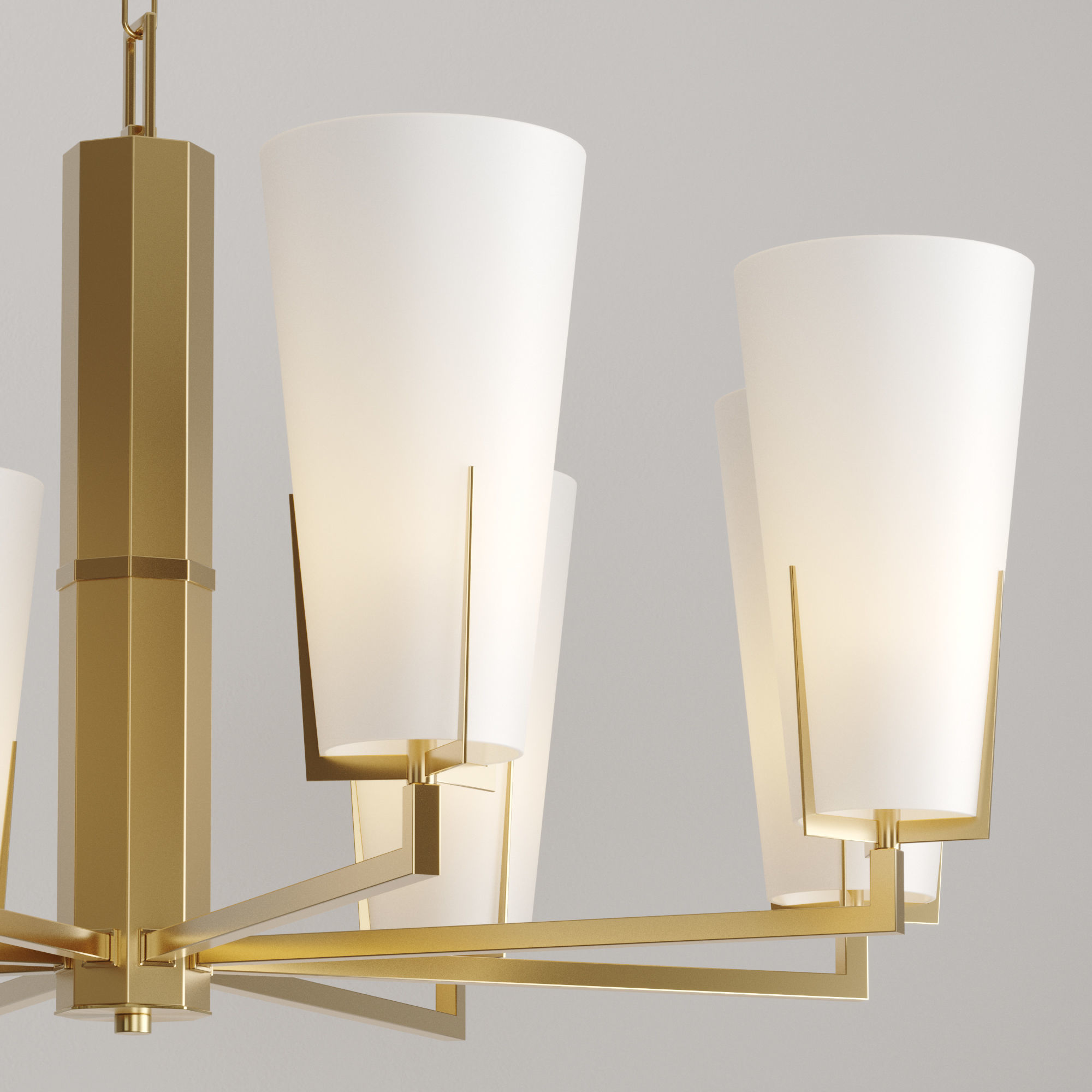 Chandelier Dantone Home Subra large 3D model_6