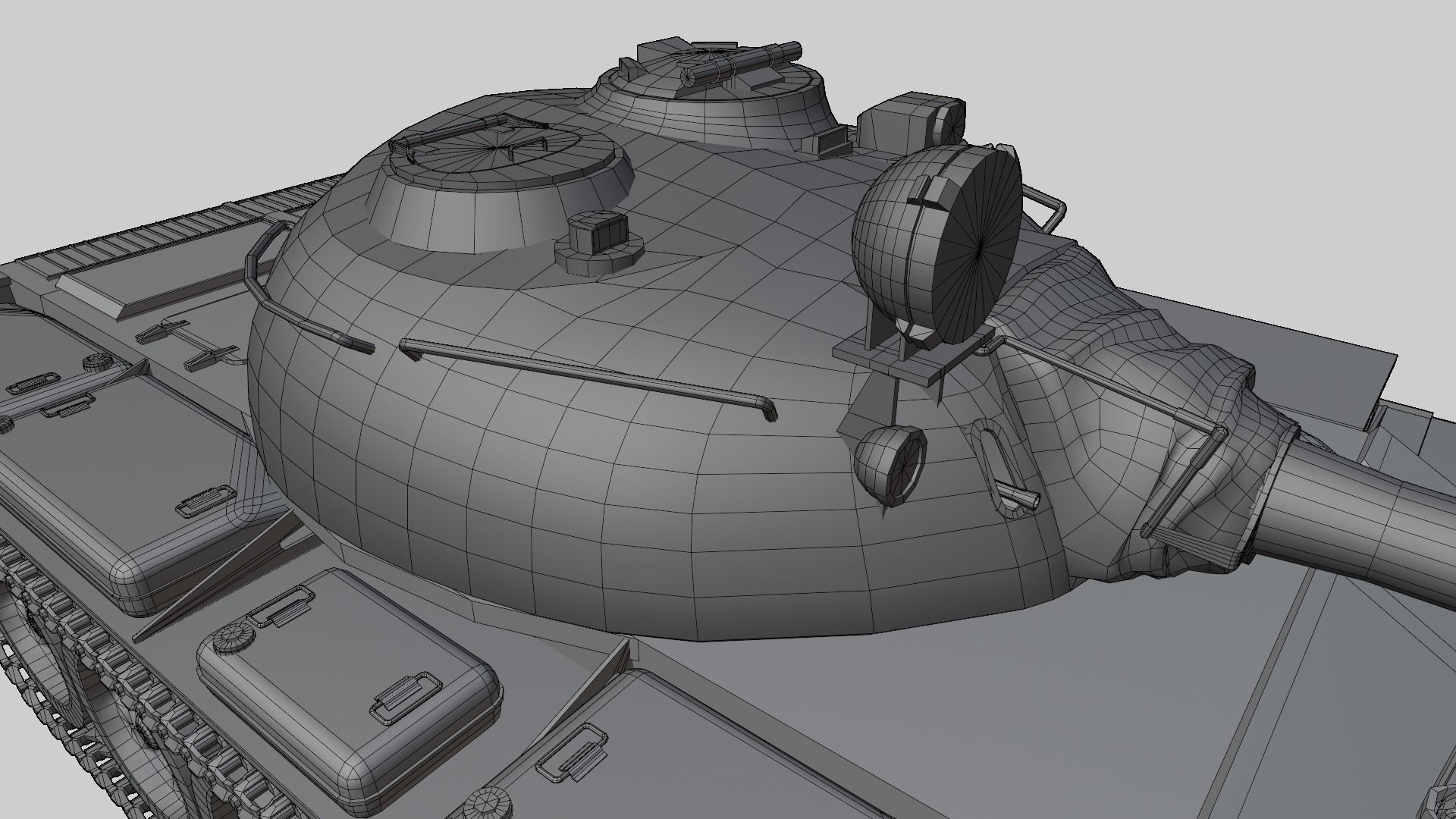 T 55 soviet main battle tank T-55A 3D model_18