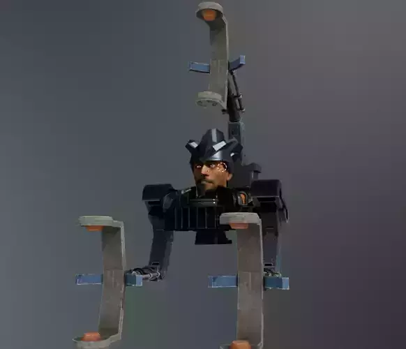 Astro Detainer V2 3D model