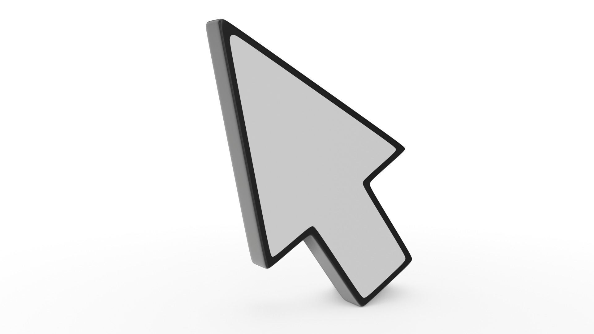 Arrow Cursor Low-poly 3D model_3