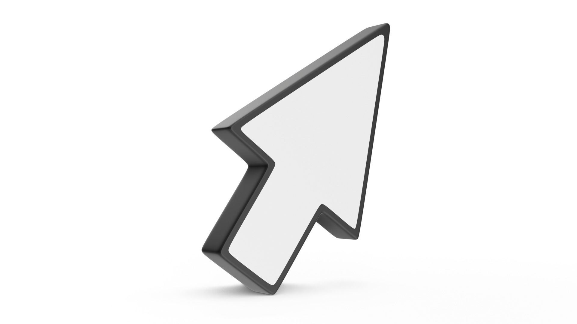 Arrow Cursor Low-poly 3D model_1