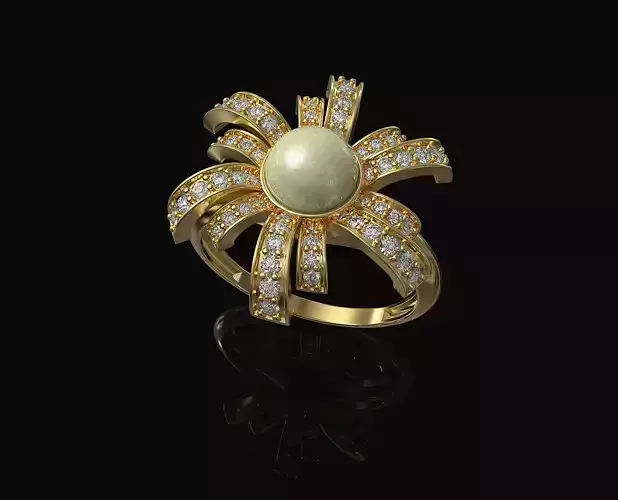 Pearl fan ring 3D print model