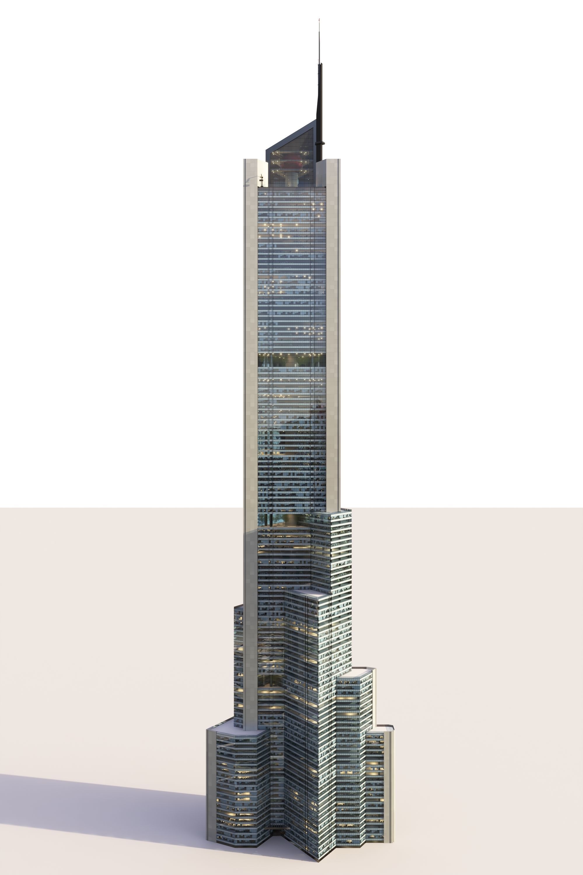 Skyscraper 2 SUPERTALL 3D model_3