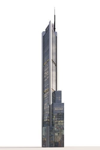 Skyscraper 2 SUPERTALL 3D model 2