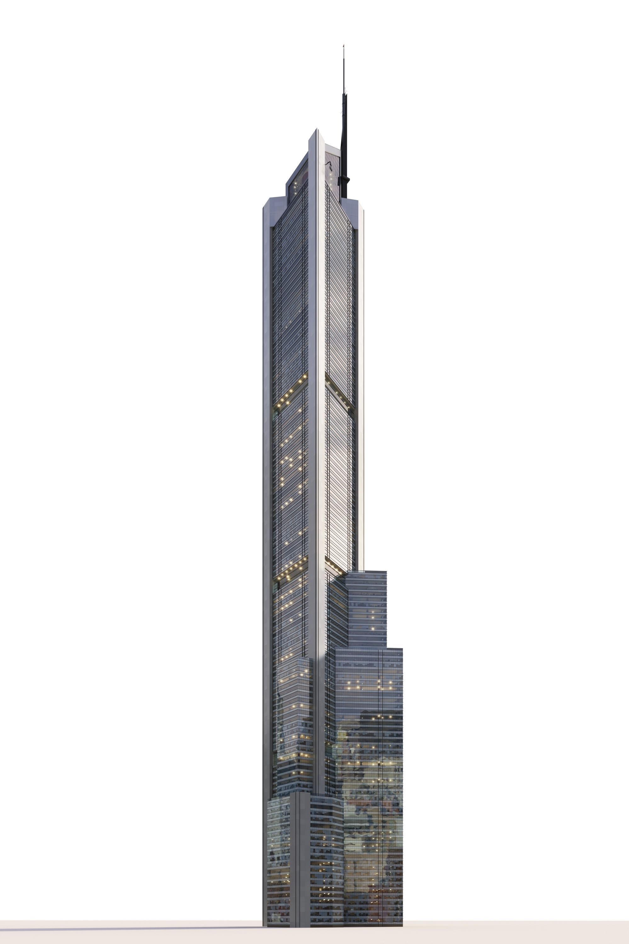 Skyscraper 2 SUPERTALL 3D model_1