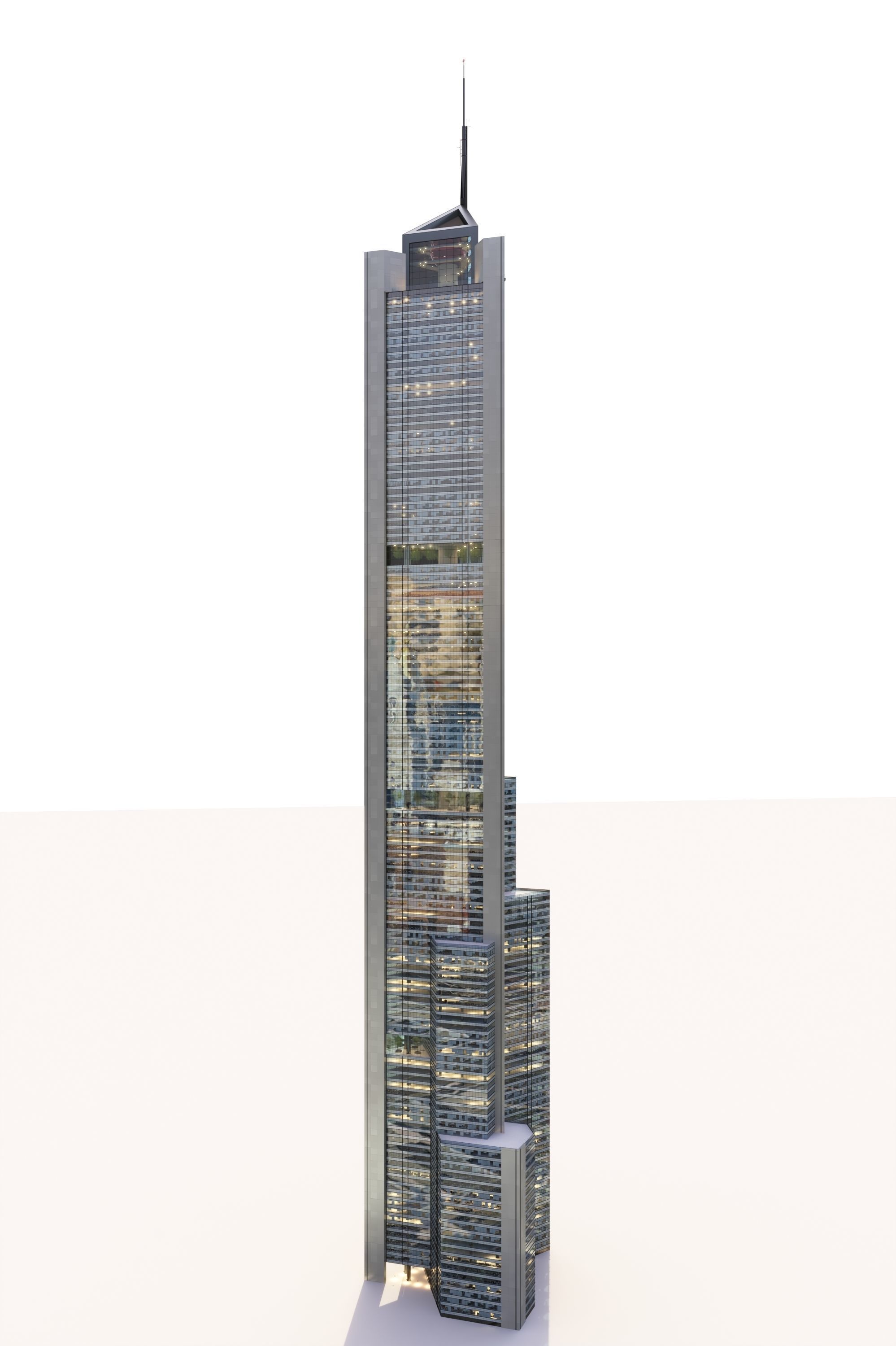 Skyscraper 2 SUPERTALL 3D model_9