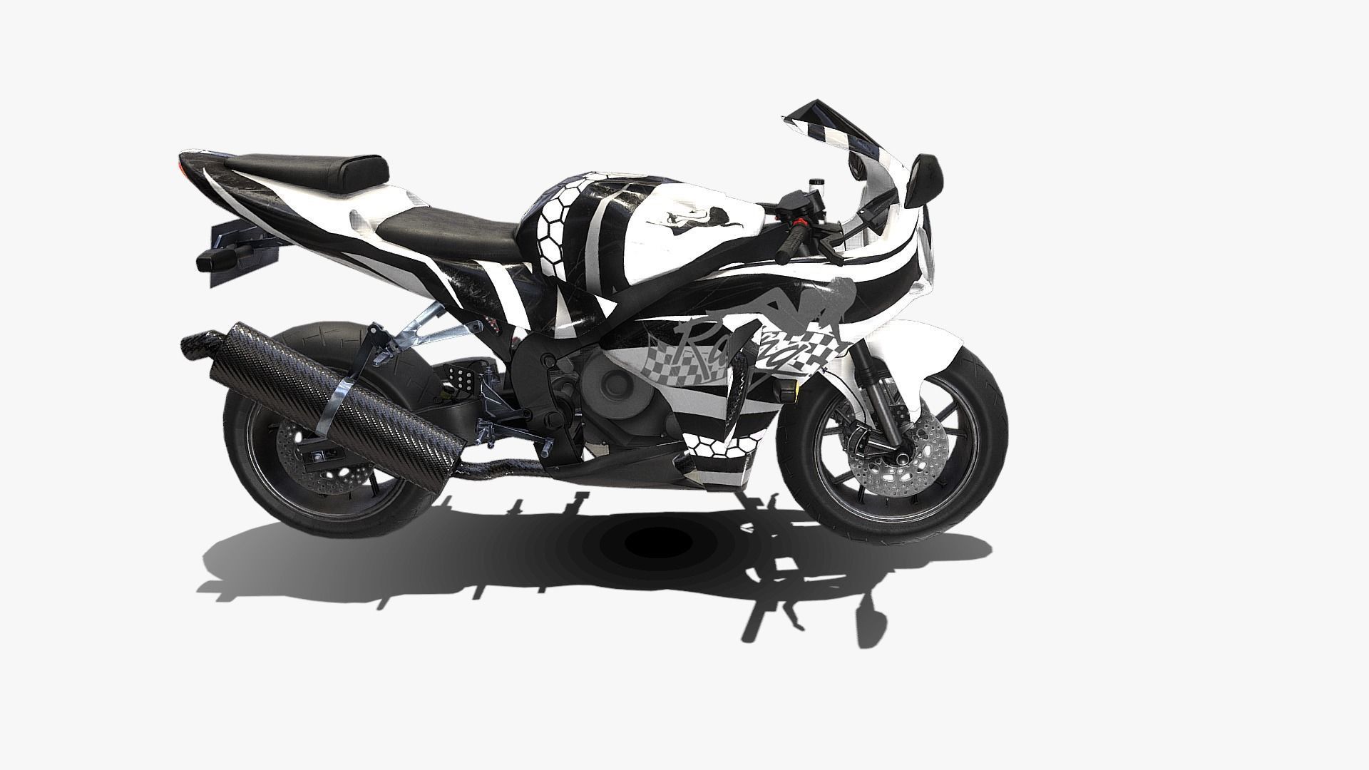 3D model speed bike v1 rigged and animated VR / AR / low-poly | CGTrader