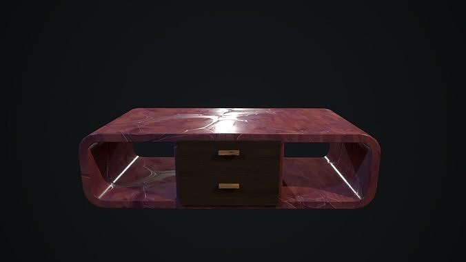 Table 3 PBR Low-poly 3D model
