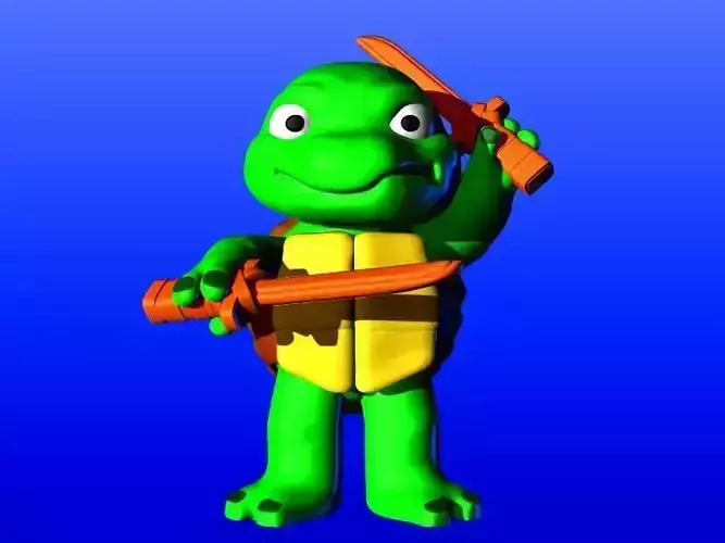 LEONARDO KID VERSION MUTANT MAYHEM CAOS NINJA TURTLE TORTUGA