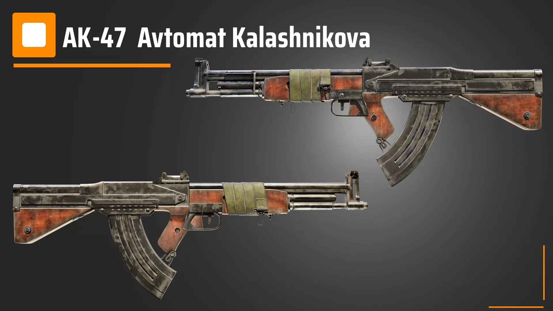 AK-47  Avtomat Kalashnikova 3D model_0