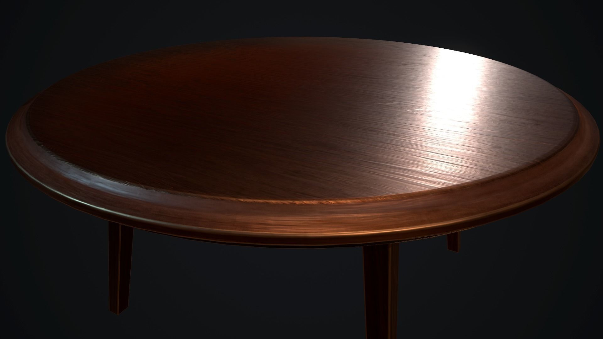 Table 5 PBR Low-poly 3D model_9