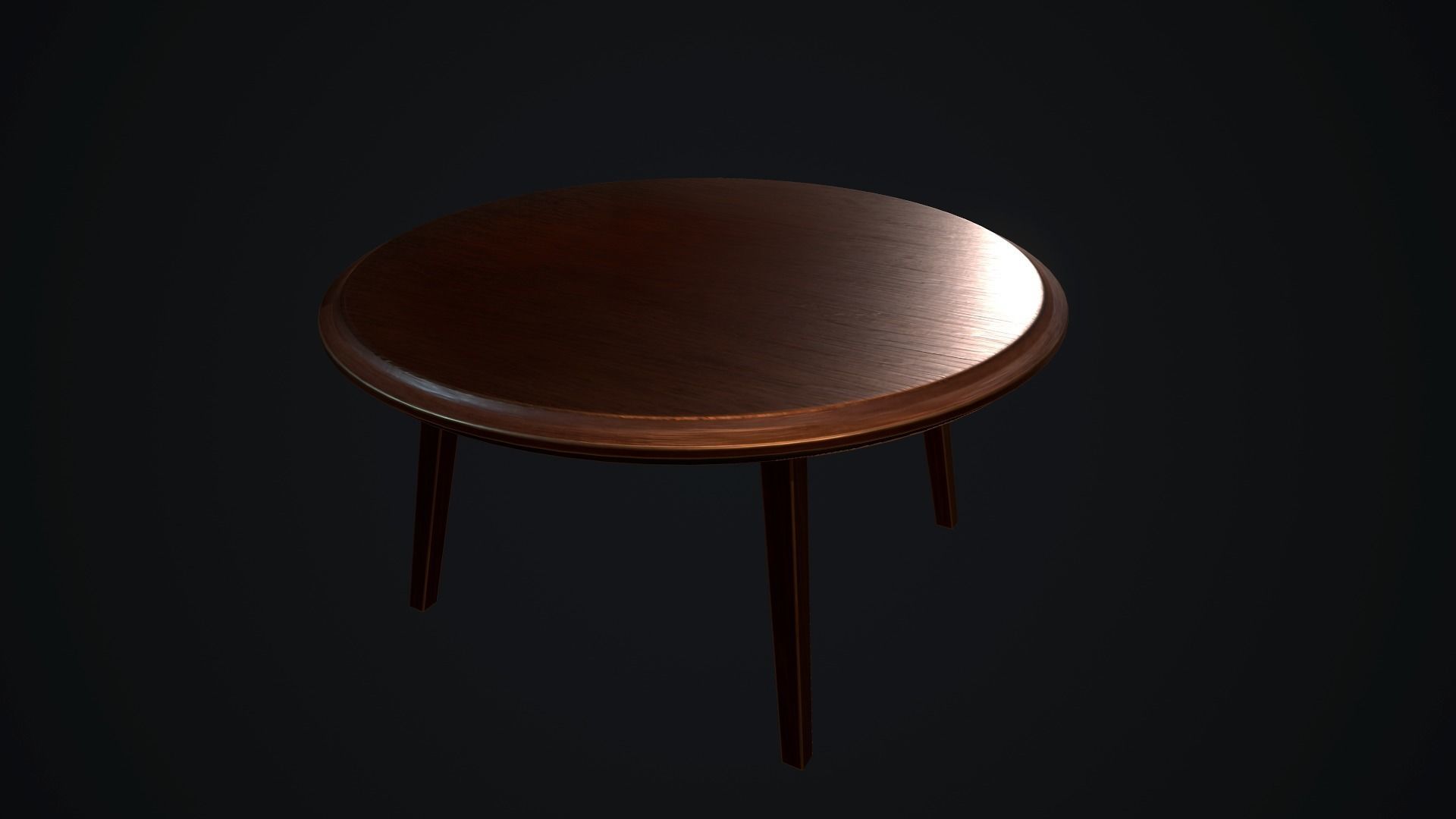 Table 5 PBR Low-poly 3D model_8