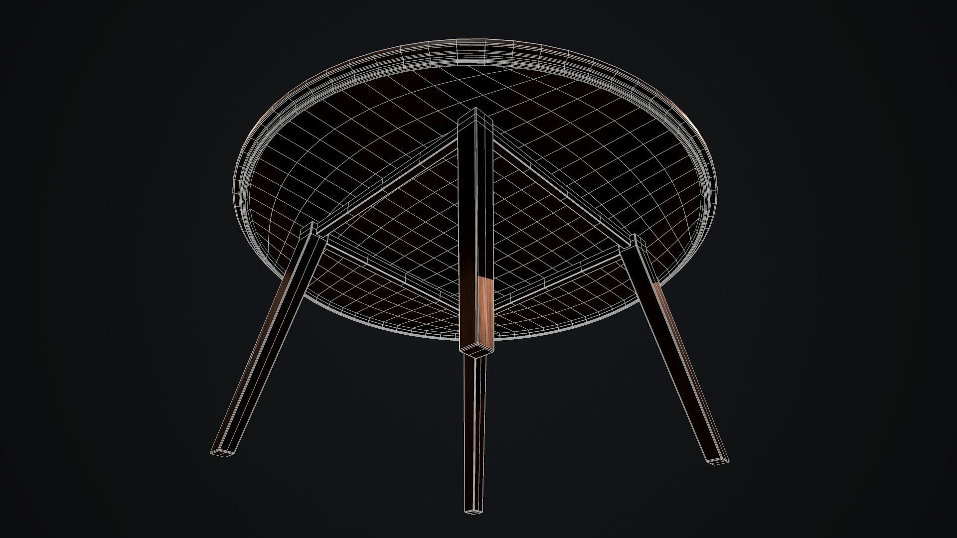 Table 5 PBR Low-poly 3D model_7