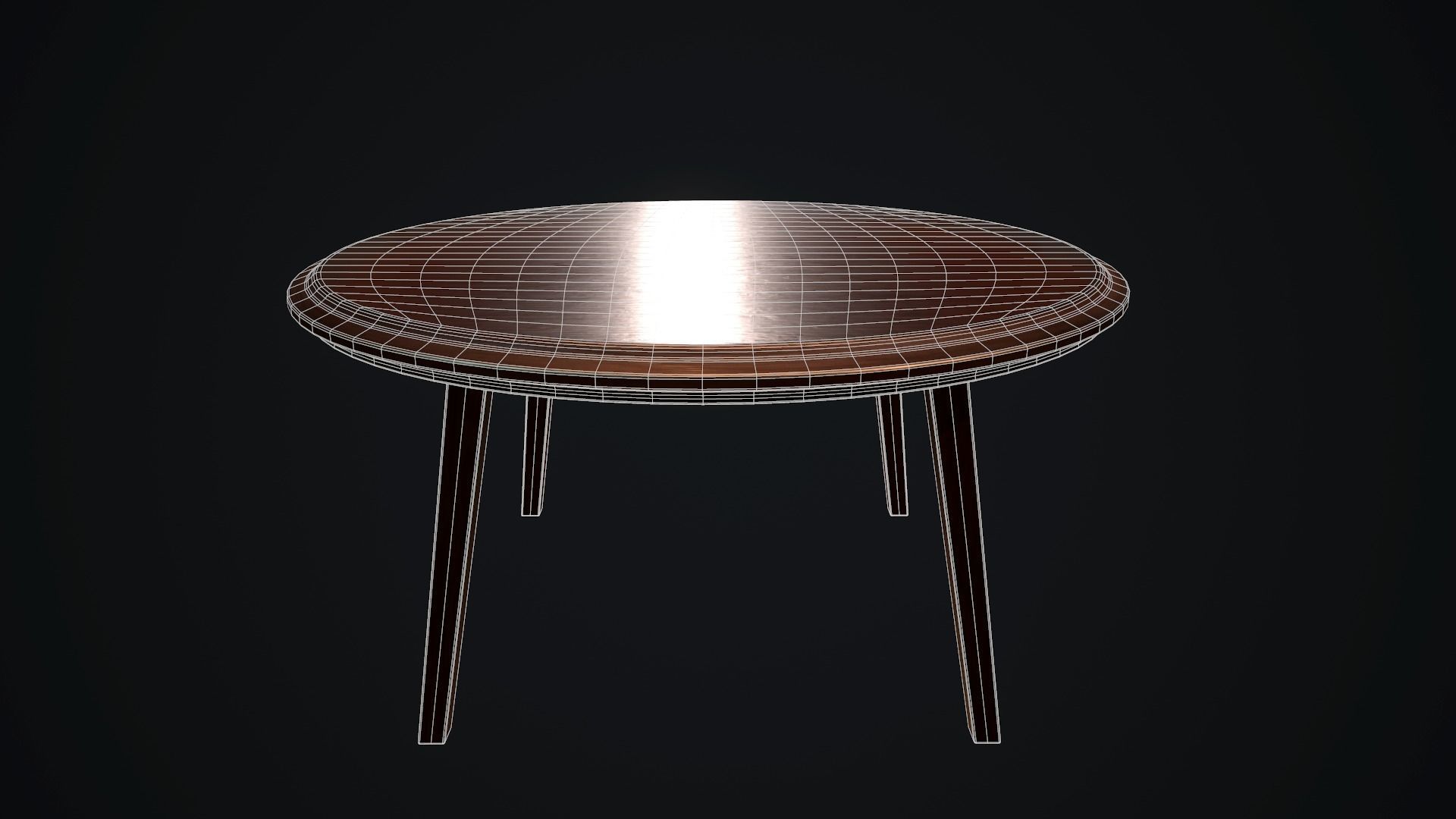 Table 5 PBR Low-poly 3D model_2
