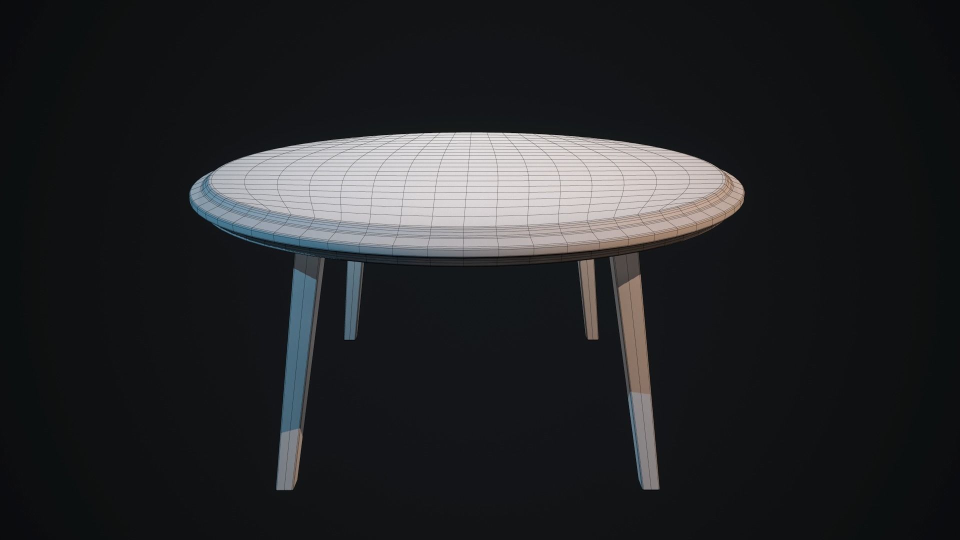 Table 5 PBR Low-poly 3D model_4