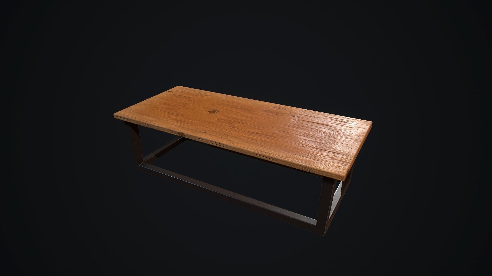 Tables set PBR Low-poly 3D model_10