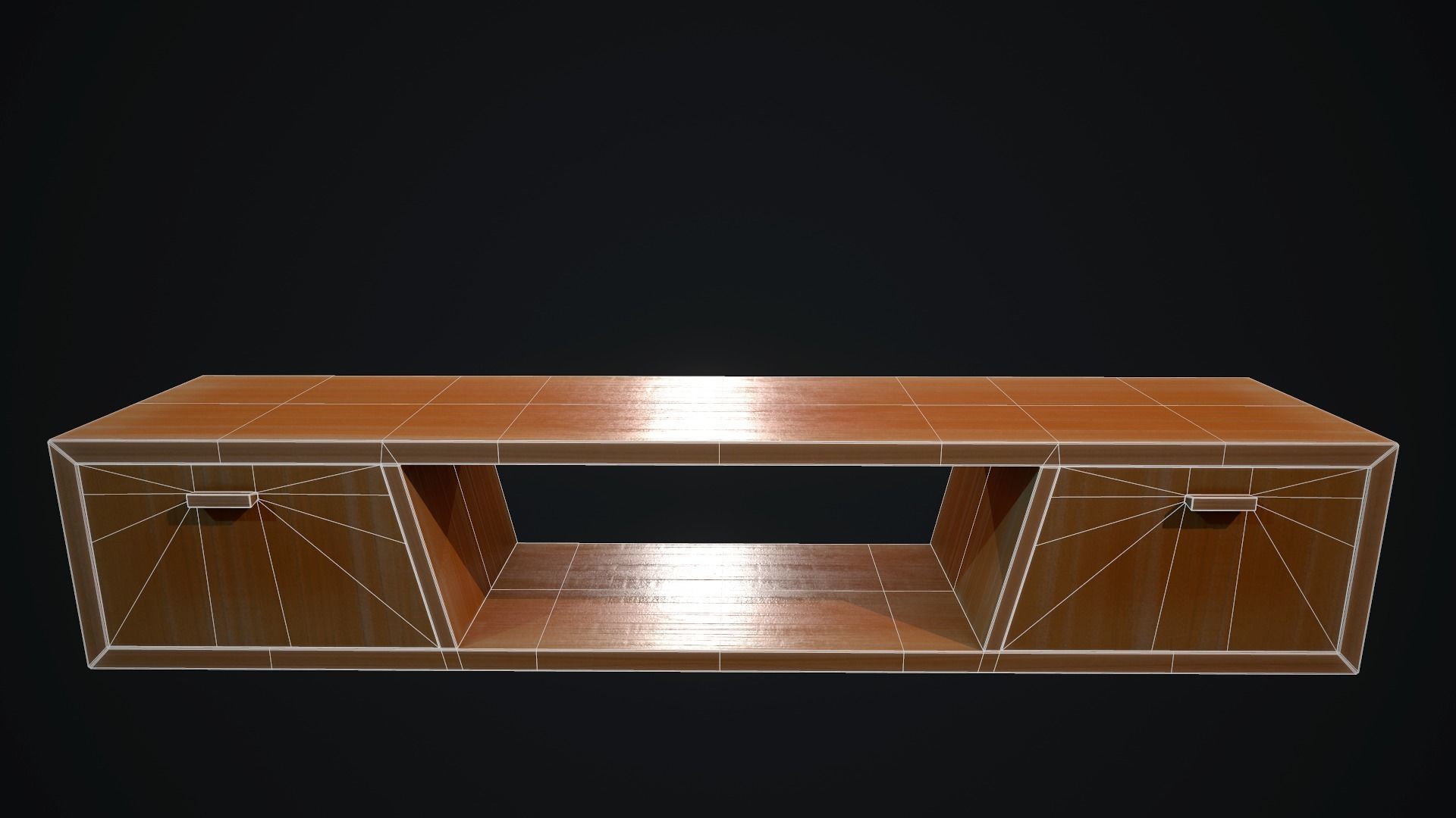 Tables set PBR Low-poly 3D model_12