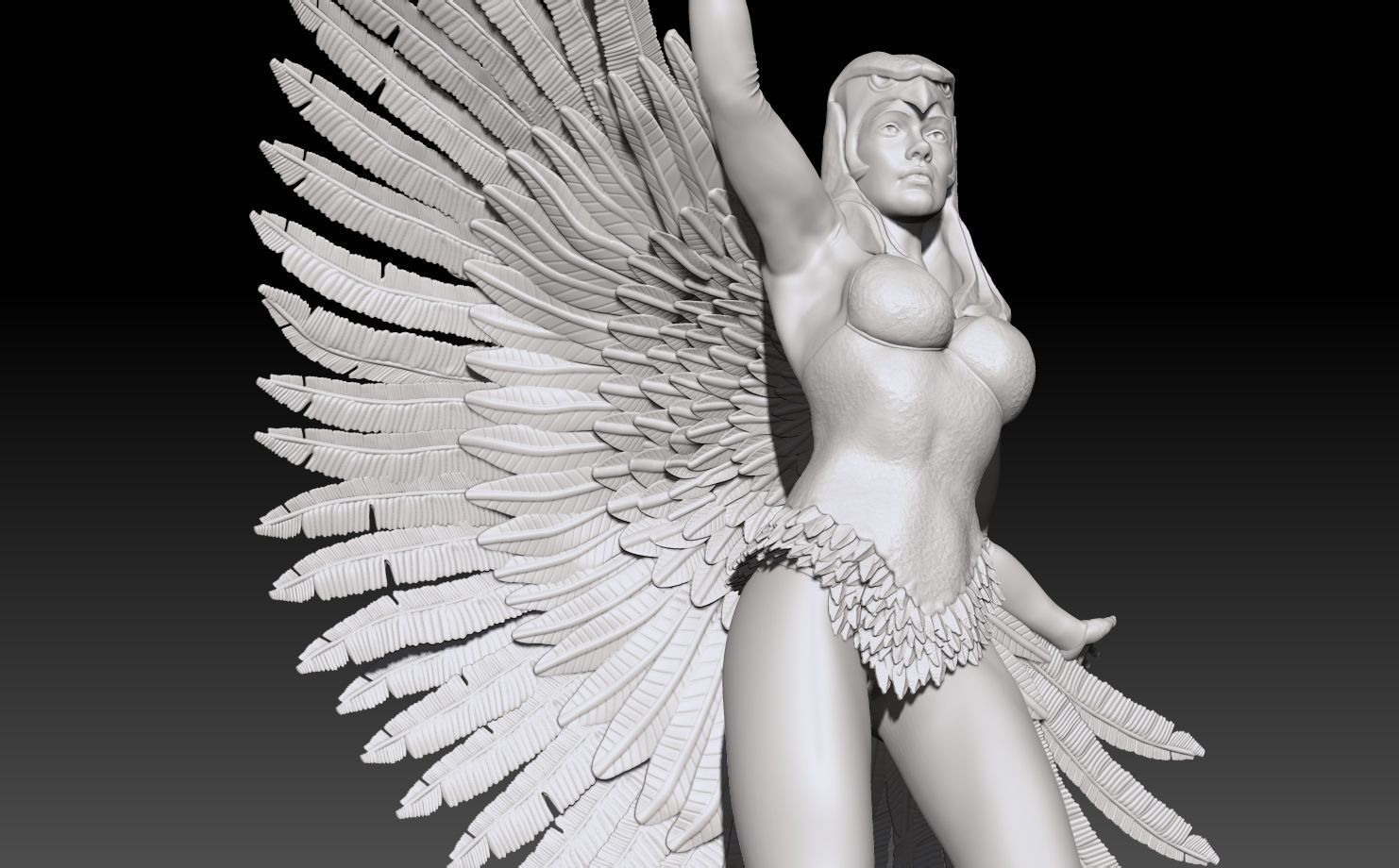 Sorceress Pose 2 MOTU fans 3D print model_5